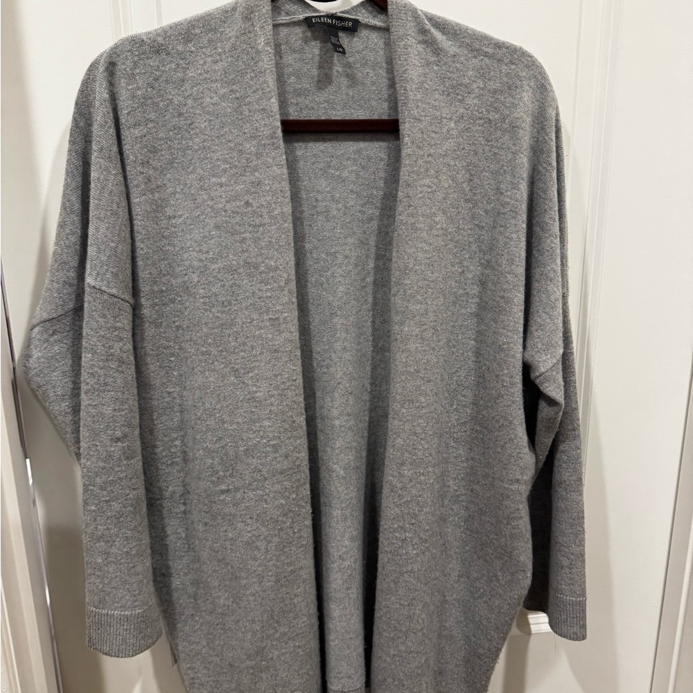 Eileen Fisher Cashmere Open-Front Women's Sweater